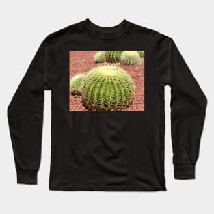 Serenity in Succulents - Cactus Photo Art Long Sleeve T-Shirt